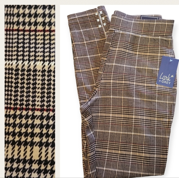 NEW! Pullon Pants Plaid Tartan - Picture 11 of 14